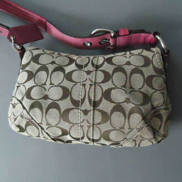 Coach M0773-11860 Soho leather trim shoulder bag. - Picture 2 of 16